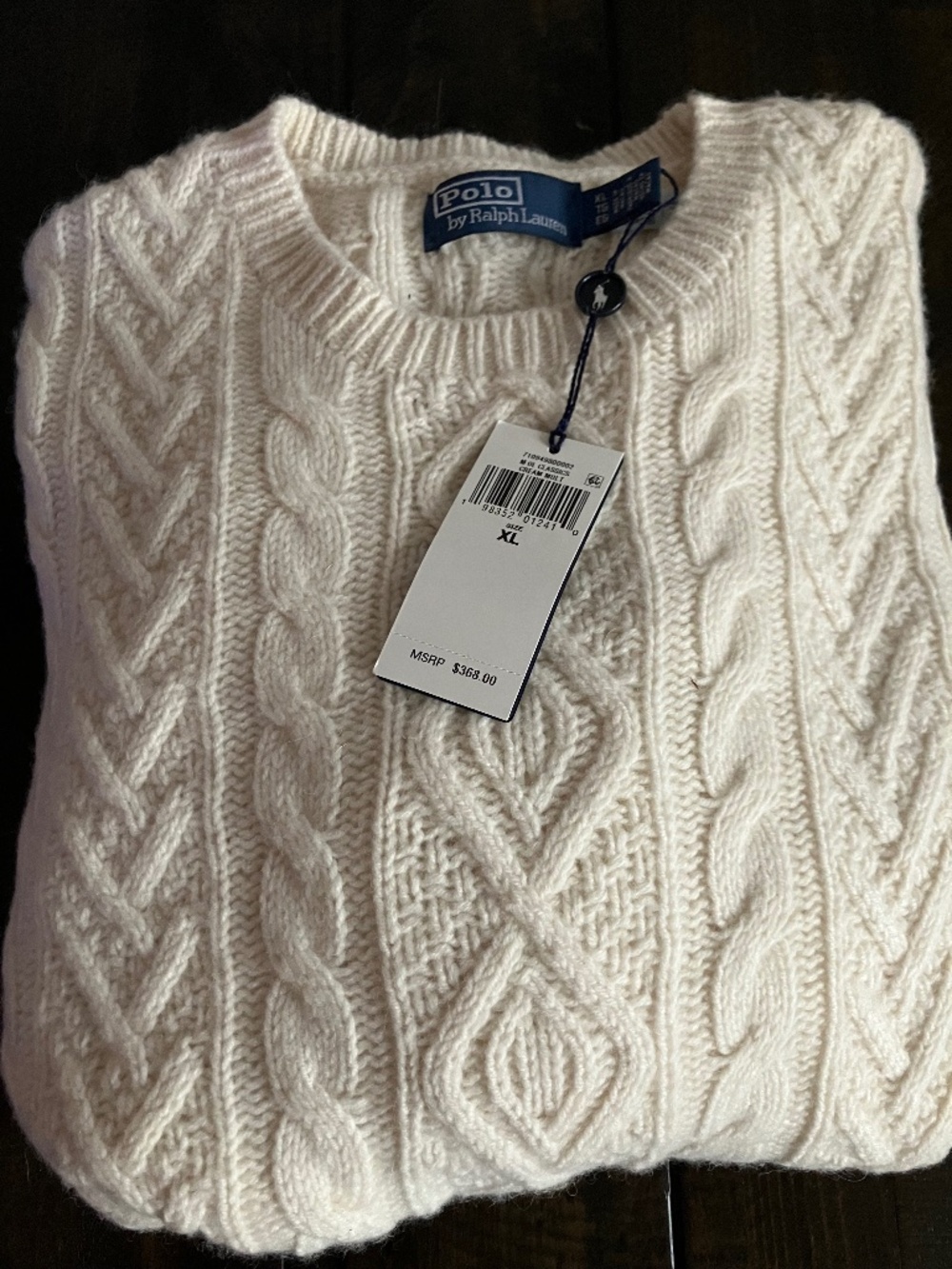 Polo Ralph Lauren Aran Cable Knit Sweater